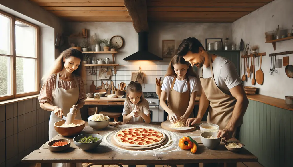 HJEMMELAVET PIZZA FOR HELE FAMILIEN